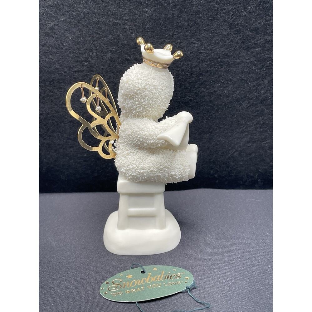 Vintage 1999 Dept 56 "Do What You Love" Ivory with 24k Gold Trim. Adorable!‎ - Picture 6 of 9